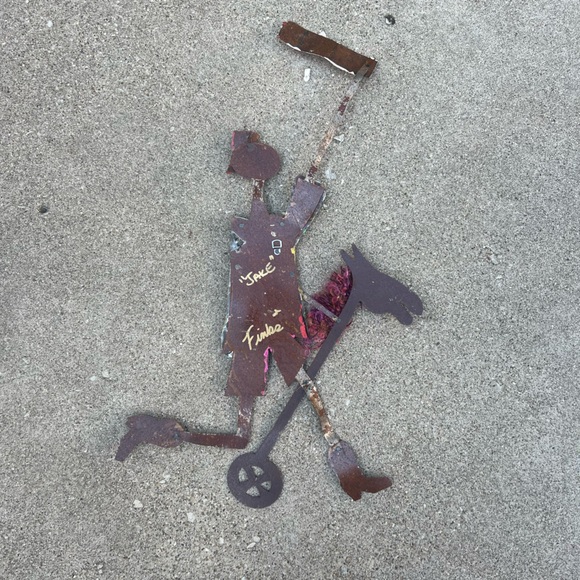 Colorful Metal Art Sculpture - Picture 2 of 3